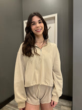 Load image into Gallery viewer, Beige Crop Sweater