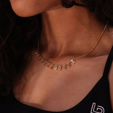 Load image into Gallery viewer, Multicolor Stones Dangle Necklace