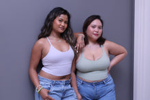 Load image into Gallery viewer, Strappy Halter Back Crop Bra Top