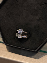 Load image into Gallery viewer, Silver Stud Couple Rings