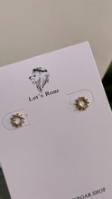 Load image into Gallery viewer, Gold Abby Sunburst Stud Earrings