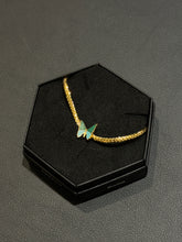Load image into Gallery viewer, Gold Butterfly Choker Necklace