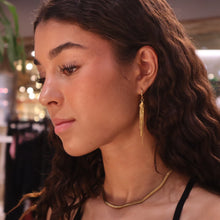 Load image into Gallery viewer, Gold Ella Dangle Drop Earrings