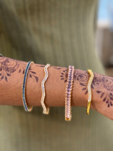 Load image into Gallery viewer, Blue Tennis Bracelet