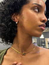 Load image into Gallery viewer, Gold Carrie Round Diamond Solitaire Drop Earrings