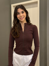 Load image into Gallery viewer, Fitted Crop Zip Jacket