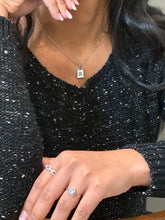 Load image into Gallery viewer, Square Initial/Letter Necklace