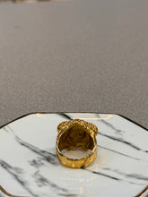 Load image into Gallery viewer, Designer Inspired Chunky Gold Ring