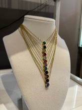 Load image into Gallery viewer, Dainty Birthstone Round Necklace