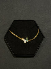 Load image into Gallery viewer, Gold Butterfly Choker Necklace
