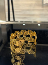 Load image into Gallery viewer, Gold Butterfly Cuff Bracelet