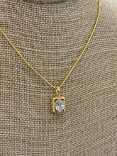 Load image into Gallery viewer, Esme Emerald Cut Diamond Necklace