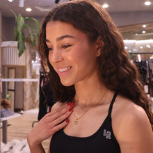 Load image into Gallery viewer, Gold Elle Diamond Necklace