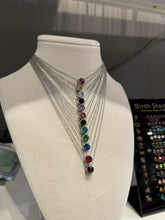Load image into Gallery viewer, Dainty Birthstone Round Necklace