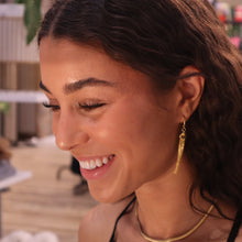 Load image into Gallery viewer, Gold Ella Dangle Drop Earrings