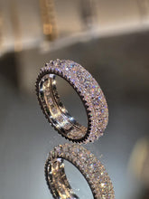 Load image into Gallery viewer, Multi-Layer Moissanite Band