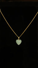 Load image into Gallery viewer, Heart Jade Necklace