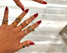 Load image into Gallery viewer, Two Stone Birthstone Rings
