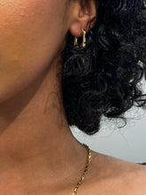 Load image into Gallery viewer, Gold Marissa Hoop Huggies