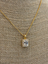 Load image into Gallery viewer, Emerald Cut Diamond Necklace
