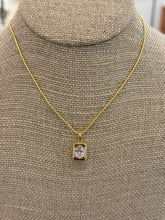 Load image into Gallery viewer, Esme Emerald Cut Diamond Necklace