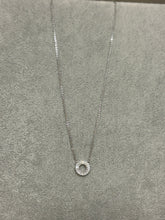 Load image into Gallery viewer, Halo Silver Necklace