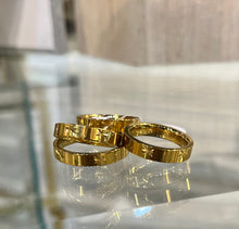 Load image into Gallery viewer, Gold Starburst Ring