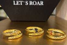 Load image into Gallery viewer, Gem Eye Snake Ring