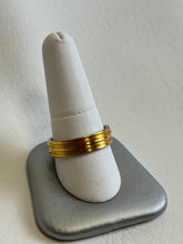 Load image into Gallery viewer, Kenneth Silver and Gold Band Ring