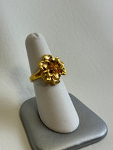 Load image into Gallery viewer, Gold Sunflower Ring