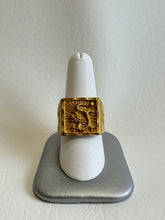 Load image into Gallery viewer, Wide Gold Dragon Ring