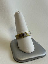 Load image into Gallery viewer, Henry Two Tone Silver and Gold Band Ring
