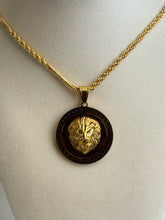 Load image into Gallery viewer, Jackson Gold Round Diamond Eye Lion Head Pendant Necklace