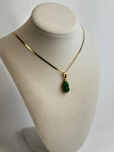 Load image into Gallery viewer, Jade Chinese Foo Dog Good Luck Necklace
