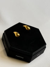 Load image into Gallery viewer, Stefi Gold Raindrop Stud Earrings