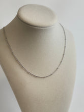 Load image into Gallery viewer, Carlene 16” Silver Dainty Chain