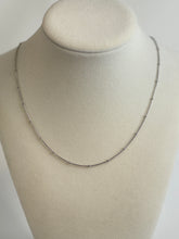 Load image into Gallery viewer, Carlene 16” Silver Dainty Chain