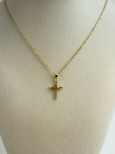 Load image into Gallery viewer, Gold Diamond Cross Necklaces