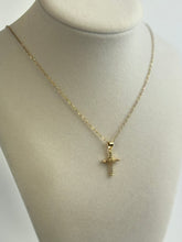 Load image into Gallery viewer, Gold Diamond Cross Necklaces