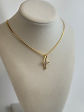 Load image into Gallery viewer, Gold Diamond Cross Necklaces
