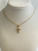 Load image into Gallery viewer, Gold Diamond Cross Necklaces