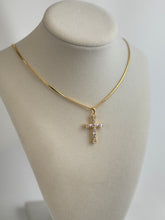 Load image into Gallery viewer, Gold Diamond Cross Necklaces