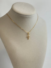 Load image into Gallery viewer, Gold Diamond Cross Necklaces