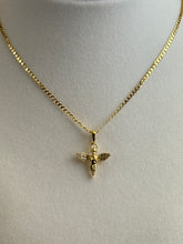 Load image into Gallery viewer, Kid’s 14” Gold Angel Diamond Necklace