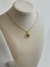 Load image into Gallery viewer, Gold Elle Diamond Dangle Necklace