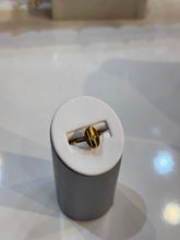 Load image into Gallery viewer, Gold Lucille Dainty Diamond Starburst Adjustable Ring