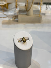 Load image into Gallery viewer, Gold Lucille Dainty Diamond Starburst Adjustable Ring