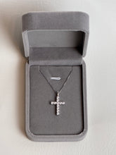 Load image into Gallery viewer, Cross Moissanite Necklace