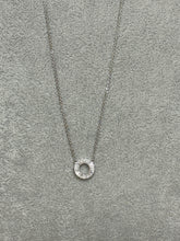 Load image into Gallery viewer, Halo Silver Necklace