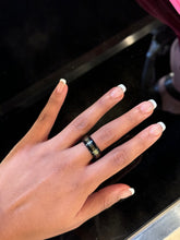 Load image into Gallery viewer, Black and Gold Band Ring